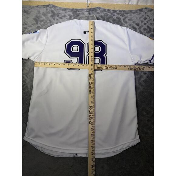 Match-Up MLB Tampa Bay Rays Reversible # 08 & #98 Baseball Jersey Size Medium - Picture 11 of 15